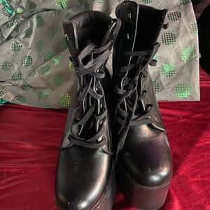 Killstar 4 inch platform women's boots size 11